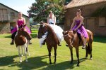 cowgirl bridal party